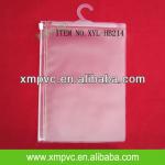 Eco-friendly PVC underwear packing bag with hook XYL-HB214 XYL-HB002