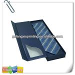 Elegant Tie Box for Men with Magnet Luxury Box Packaging with PVC FXPBX-6011