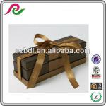 Elegent cravat boxes with gold colored ribbon wholesale BAOREN05