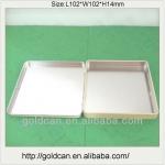 empty cigarette tin box with hinge GC-102-102-14