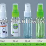 Factory Original! 30ml Transprent Plastic Spray Bottle/PET bottle ( costomised for your brand, logo, sticker) KN-047-052