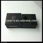 Fancy Black Paper Plastic Packaging Design For Cell Mobile Phone Case Boxes For Sale Zxe-Se012
