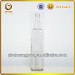 Fashion 700ml Flint Round Glass Vodka Bottle With Screw Finish P-Lr-01