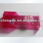 Foldable colored PVC plastic packaging box(WZ5549) WZ5549