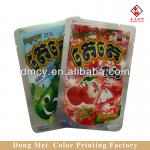 Food grade aluminum foil food packaging bag with tear notch