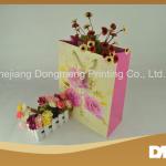 Four colour printing paper gift bag with handles manufacturer DMP-CM5060