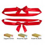gift decorating elastic packaging satin ribbon bow 201401