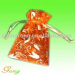 Goldprint Drawstring Organza Bag ( 7*9cm) MG-OB51