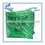 Green color recycling 1ton jumbo bag with printing HYJ09099
