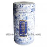 Green tea tin plate metal gift box with high quality OEM