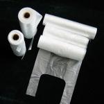 HDPE Virgin material Tshirt bags on roll APH00012