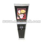 High Quality BOPP Single Rose Flower Sleeve Bag With BOPP/opp plastic flower sleeve bag with high quality MB003