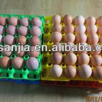 high quality colored plastic protect egg-cartons plastic incubator transportation egg tureing tray SJD-DT30
