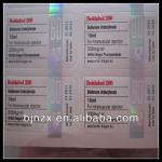 high quality customized colorful laser sticker LS