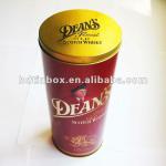 high quality printed and embossed Empty tin can,tin manufacturer, metal tin can HDR-029