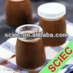 Hot Sale 100ML clear pudding glass bottle 12-0304-ZA