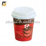 hot sale 8oz/12oz/16oz disposable coffee paper cup with PS lid HY-27