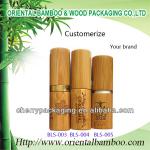 hot sale bamboo tubes lipstick case wooden lipstick tube customerize BLS-003