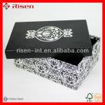 hot sale elegant delicate paper packaging shoebox RSX-034