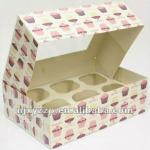 hot sell customized cupcake box By customers' requirements