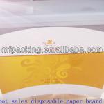 ISO/QS certificate eco-friendly soybean milk paper cup fan paper cup fan