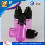 ISO8317 10ml 20ml 30ml vapor pet plastic dropper bottles with childproof cap PET-A