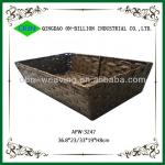 Large woven paper plate tray APW-3427