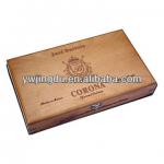 logo custon printed woode cigar box wholesale JD372