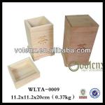 Logo Printed Pine Wooden Tea Box Wholesale ( SGS &amp; BV ) WLTA-0009