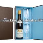 Magnet Elegant Wine and Glass Packaging Box W0130923