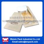 Manufacturer!Greaseproof paper bag / Bread packing brown kraft paper bag WX-24-160-275