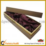 Matt lamilation Luxury Paper Wine Box With Gold Stamping WH56
