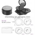 multifunctional Cosmetic packaging 4 cells round eye shadow case ES1102