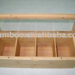 Natural Color New Style Popular Customized Decorative Made-In-China Top Quality Wholesale Bamboo Tea Box FB05-004