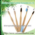 Natural eco-friendly craft bamboo toothbrush any color brush BC-026