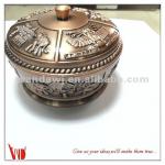 Novelty antique brass plating die-casting zinc alloy tea pot WP-001