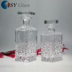 novelty clear unique shaped wine glass bottles manufacturers YBT13004, YBT13007
