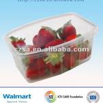 Oblong Plastic Fruit Container with Cover(QS certified)(china) SA2901014