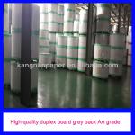 Paper Mill Directly Sales coated duplex board grey back kangnan001