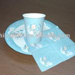 Paper Party Goods Moon and Girl Plate