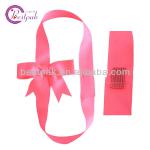 pink stretch loop wedding adhesive satin ribbon bow BOWS-188