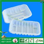 PLA 100% Biodegradable disposable plastic food container PLA food tray
