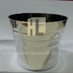 Plastic champagne cooler cup/pot for es7,electric plated finish P-001