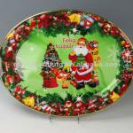 Plastic christmas tray JCA106