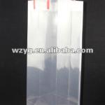 plastic clear shopping bag/hand shopping