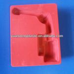 plastic flocking packing tray for kitchen and bath,PS packing tray wholesale,customized PS packing tray YPJB038