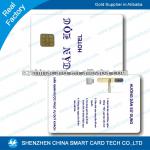 Plastic PVC contact hotel door key card smart ic card chip contact IC card