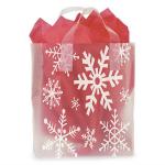 POCO Snowflake Flurry Studio Bags Recycled Shopping Bags 13x10x6&quot; nb2447