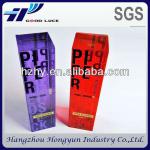 Printed PVC wine box With Gold Stamping HY-01-14