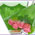 Printing CPP flower sleeves , flower wrapping sleeve JF-Flower V